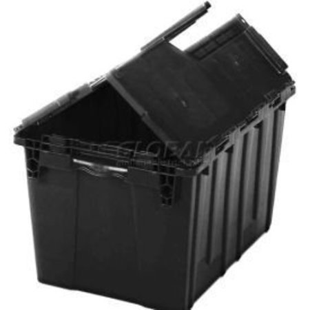 LEWISBINS ORBIS Flipak® Distribution Container FP243 - 26-7/8 x 17 x 12 Recycled Black FP243-Black